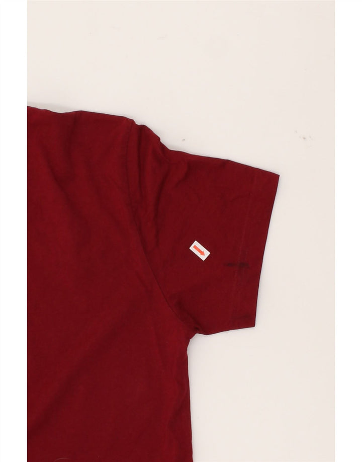 ADIDAS Mens Graphic T-Shirt Top Small Red Cotton Vintage Adidas and Second-Hand Adidas from Messina Hembry 