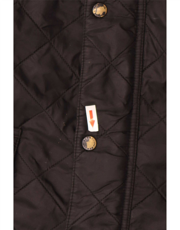 Barbour Herren Steppjacke UK 42 XL Schwarz Polyamid