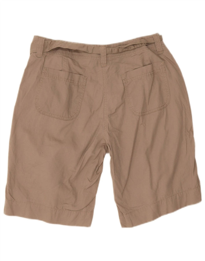 Marks & Spencer Damen Freizeitshorts UK 12 Medium W30 Graue Baumwolle