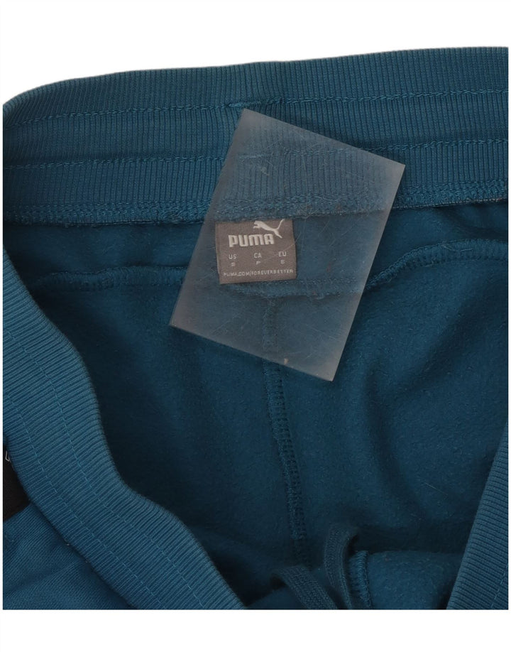 Puma Herren-Trainingshose mit Grafik, Jogginghose, Größe S, Blau, Farbblock