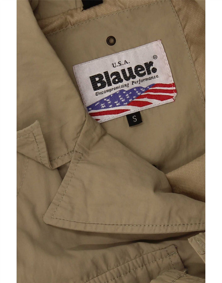 Blauer Damen Militärjacke UK 10 Small Khaki
