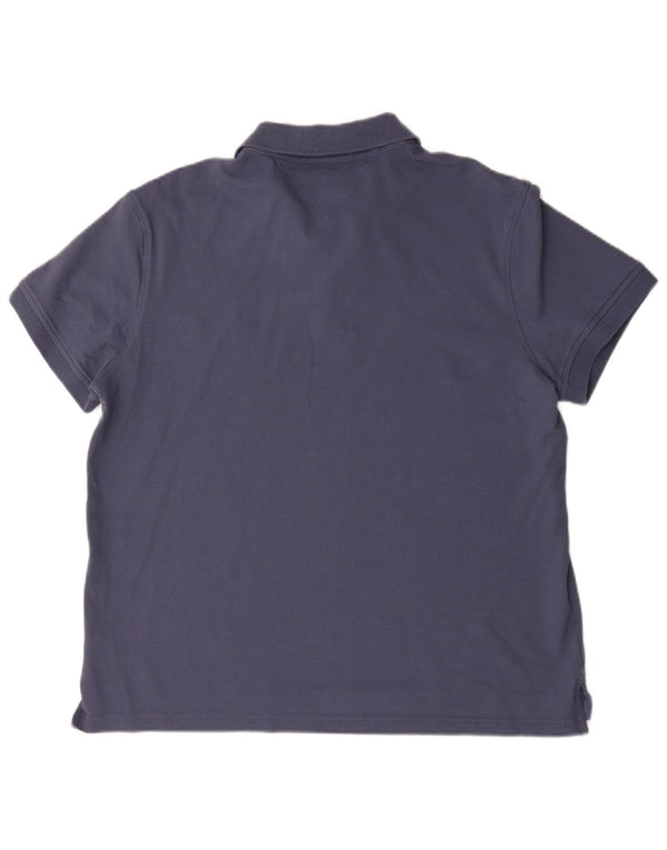 Tommy Hilfiger Herren Slim Fit Poloshirt 3XL Marineblau Baumwolle