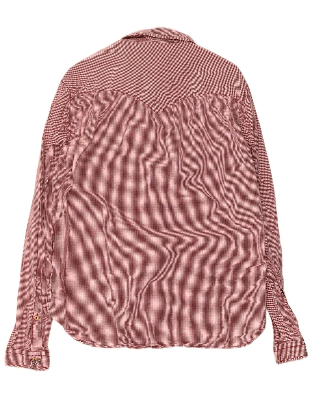 Levi's Herrenhemd aus mittelroter Gingham-Baumwolle
