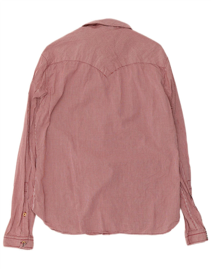 Levi's Herrenhemd aus mittelroter Gingham-Baumwolle