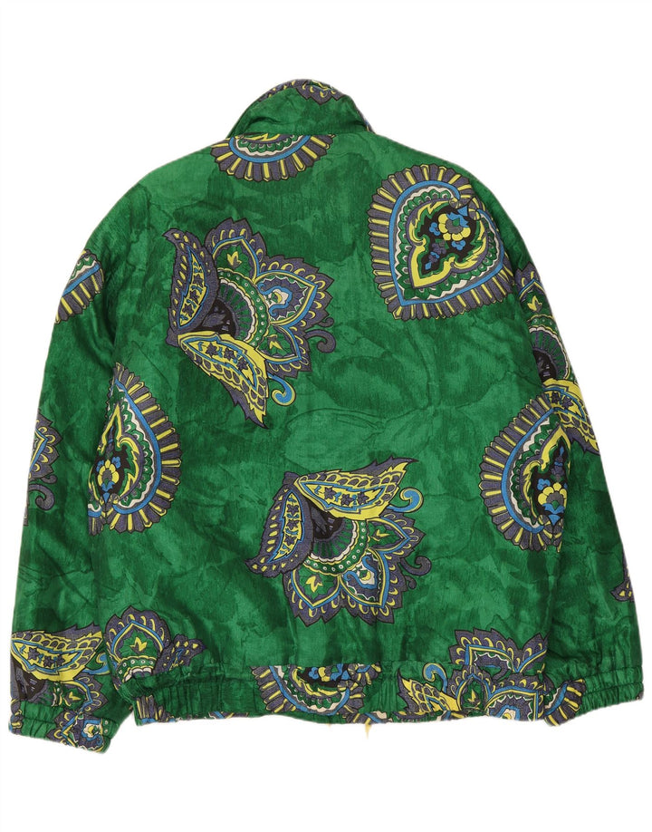 HEAD Herren Graphic Anorak Jacke UK 40 Large Green Paisley