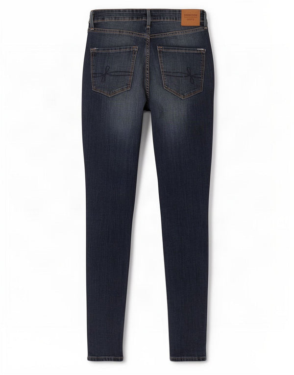 Levi's Damen Denizen High Rise Skinny Jeans US 8 Medium W29 L30 Marineblau