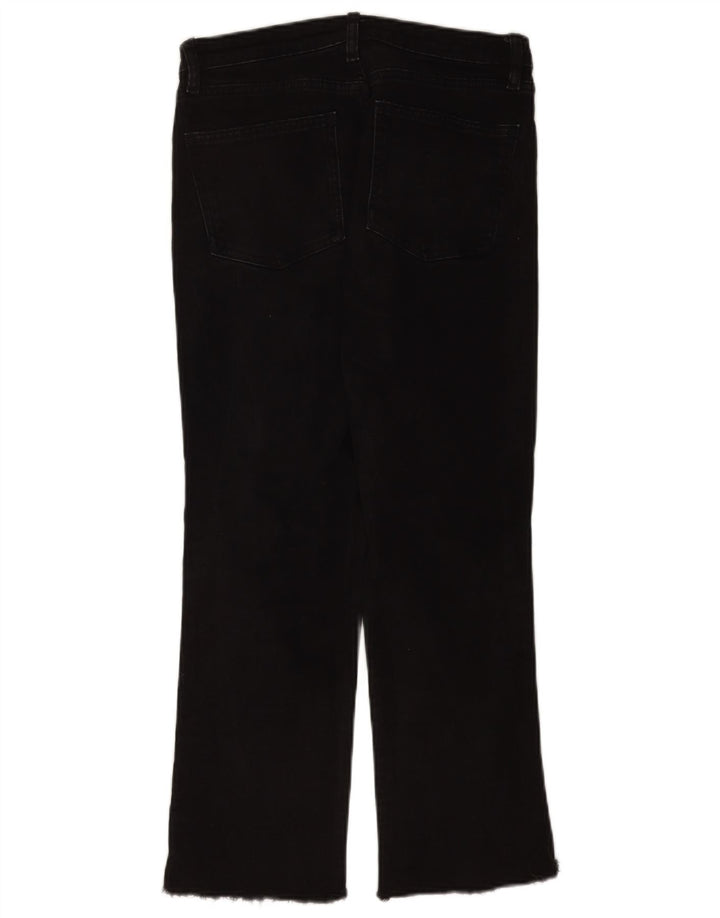 Kurze Jeans für Damen von Zara, EU 38, Größe S, W28, L25, Schwarz