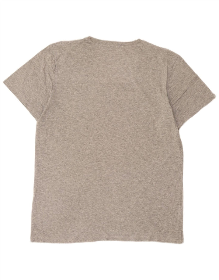 Jack & Jones Herren Grafik-T-Shirt-Oberteil Mittelgrau
