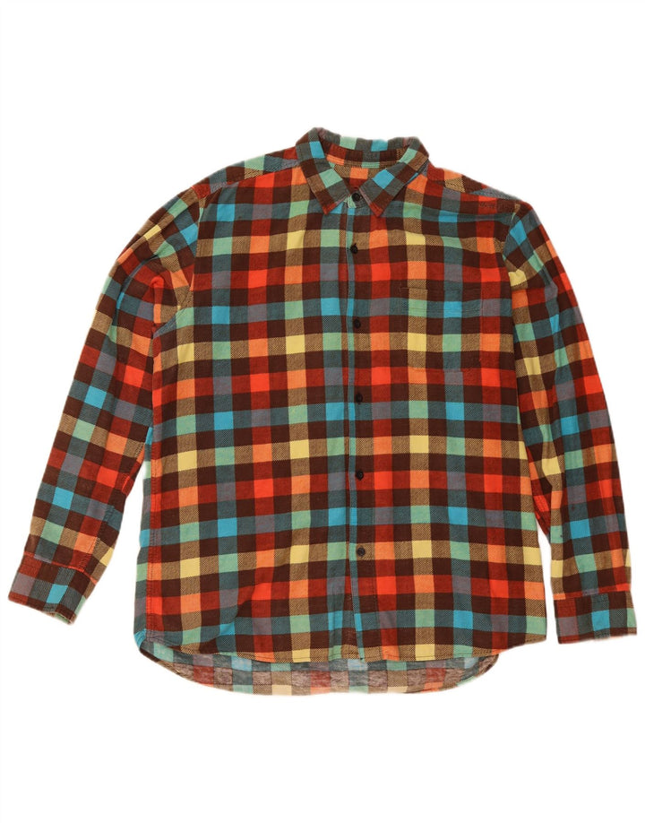 Quiksilver Herren-Flanellhemd, mittelgroß, mehrfarbig kariert
