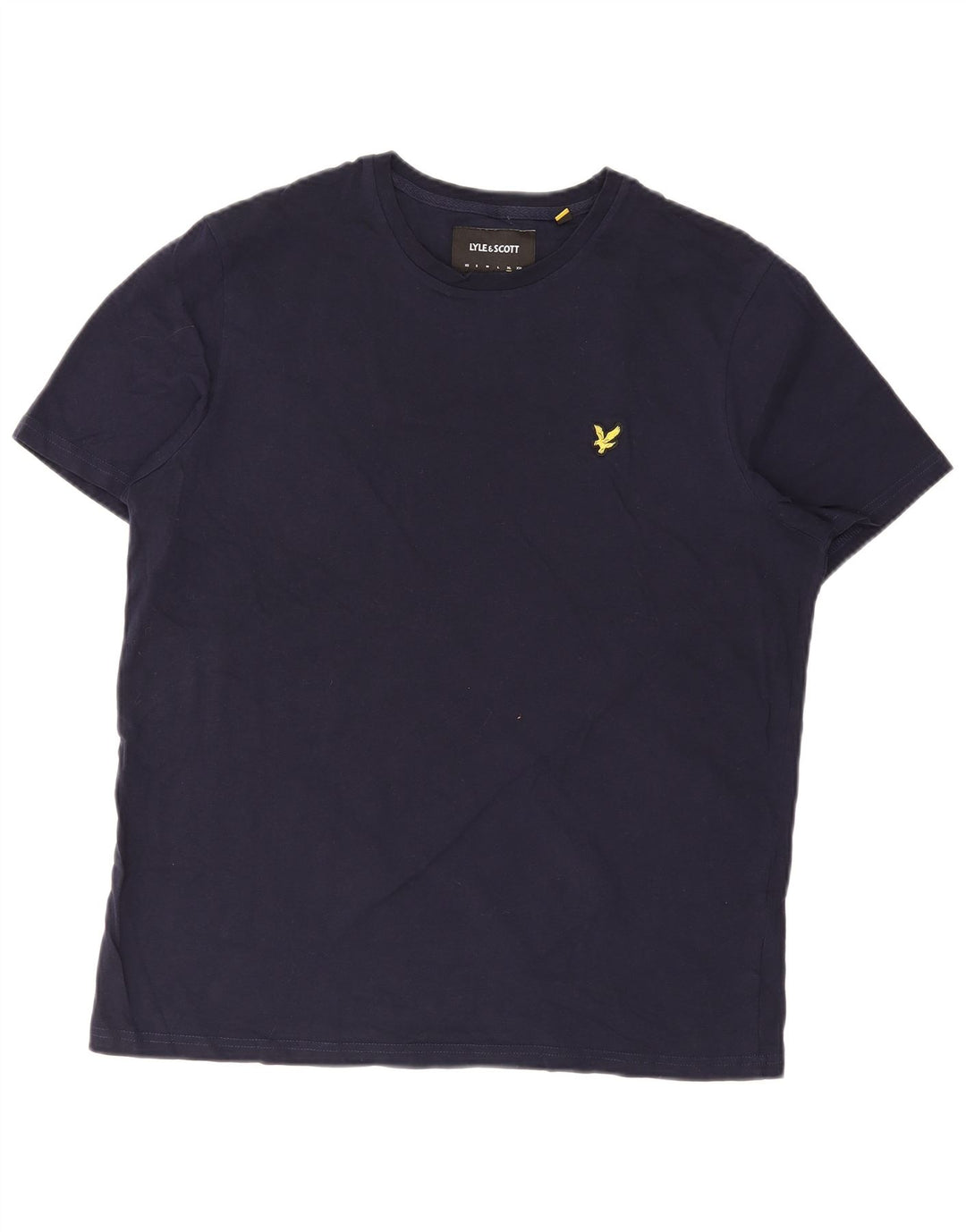 Lyle & Scott Herren T-Shirt Top XL Marineblau Baumwolle