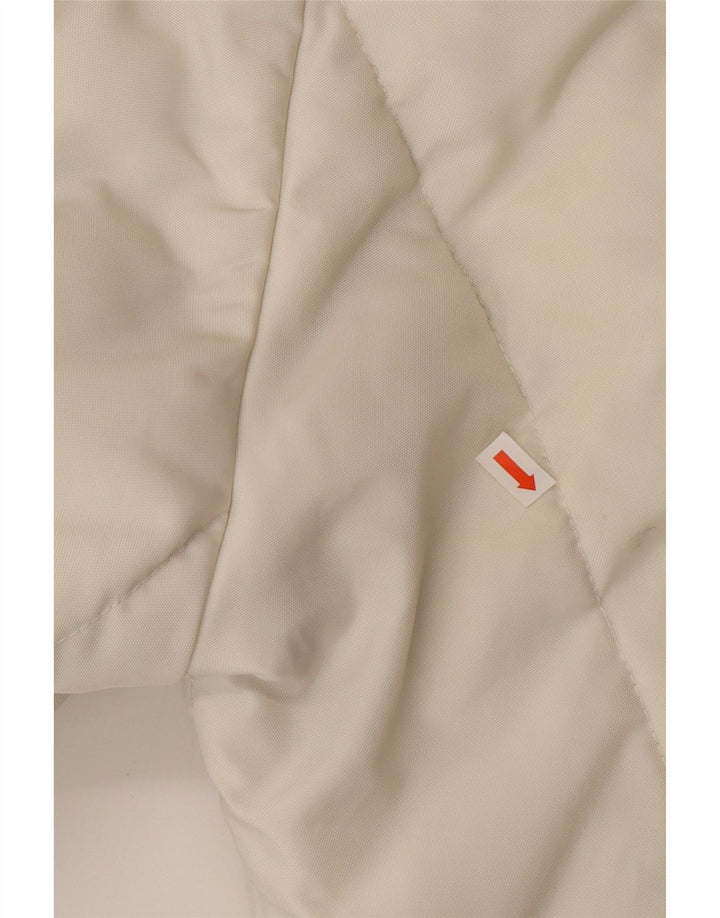 Refrigiwear Womens Cruzcampo gepolsterter Mantel UK 14 Medium Off White Colourblock