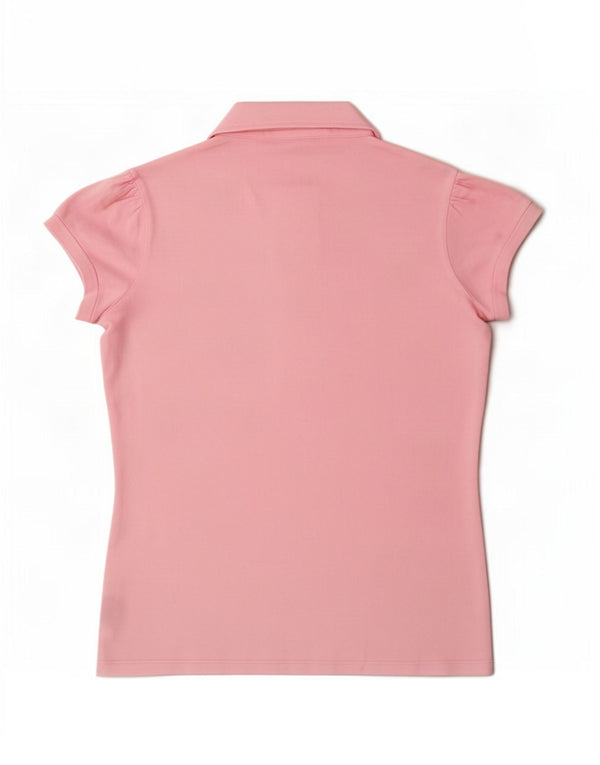 Gant Damen Poloshirt UK 18 XL Rosa Baumwolle