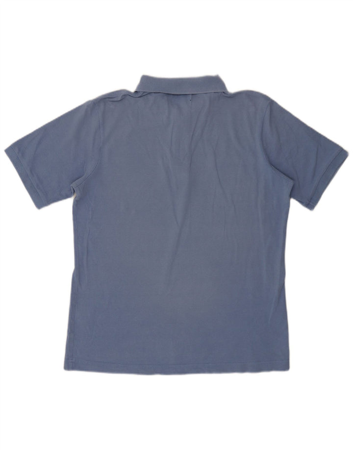 Kappa Herren-Poloshirt aus mittelblauer Baumwolle