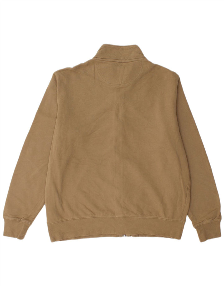Marks & Spencer Herren-Trainingsanzug, Oberteil, Jacke, XL, Beige, Baumwolle