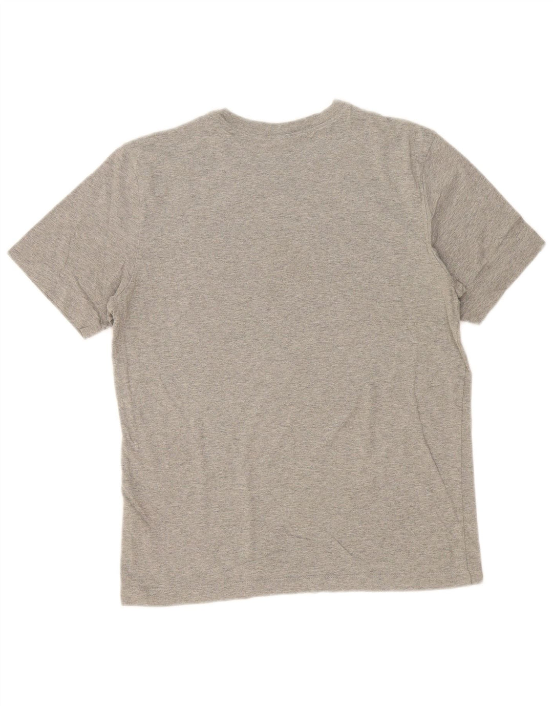 Nike Herren The Tee T-Shirt-Oberteil aus mittelgrauer Baumwolle