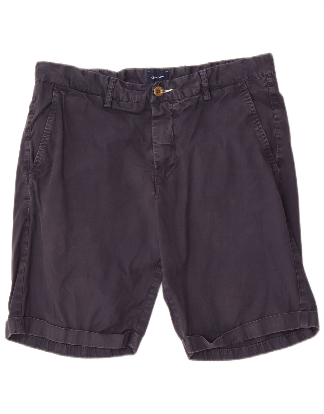 Gant Herren-Chinoshorts W32, mittelmarineblaue Baumwolle