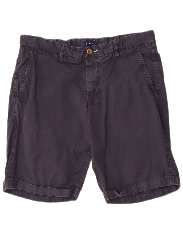 Gant Herren-Chinoshorts W32, mittelmarineblaue Baumwolle