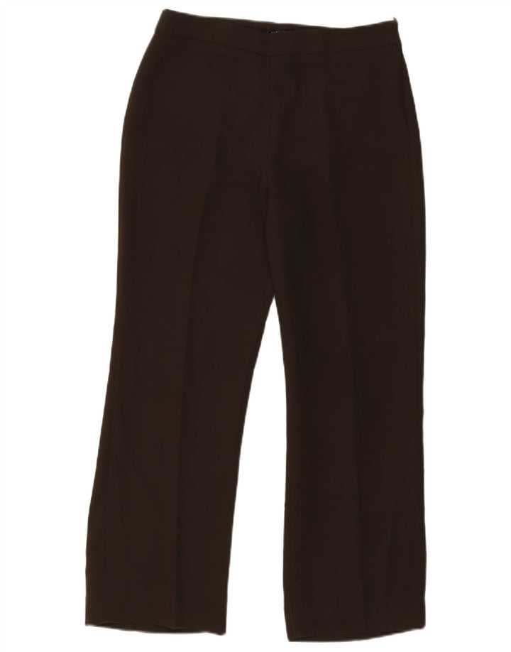 Gerade Freizeithose für Damen von Zara, EU 40, mittelgroß, W30, L28, braun, Polyester