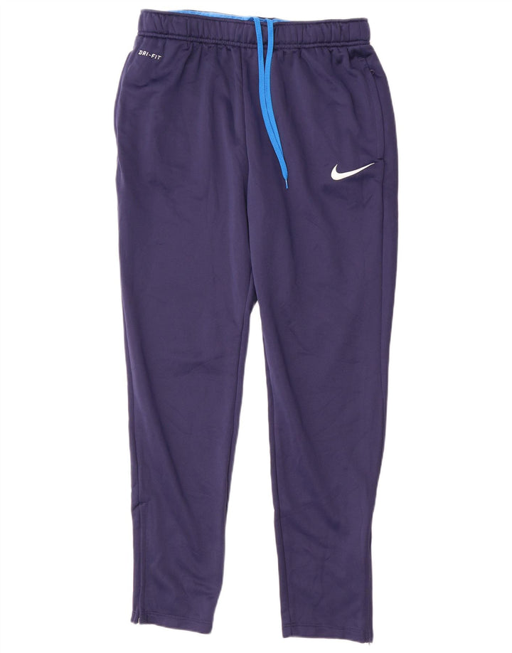 Nike Herren Dri Fit Trainingshose, groß, marineblaues Polyester