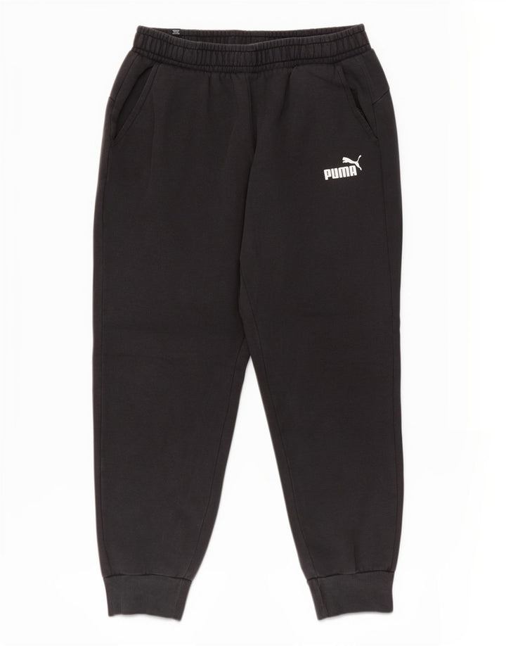 Puma Herren-Trainingshose, Jogginghose, Größe L, Schwarz, Baumwolle