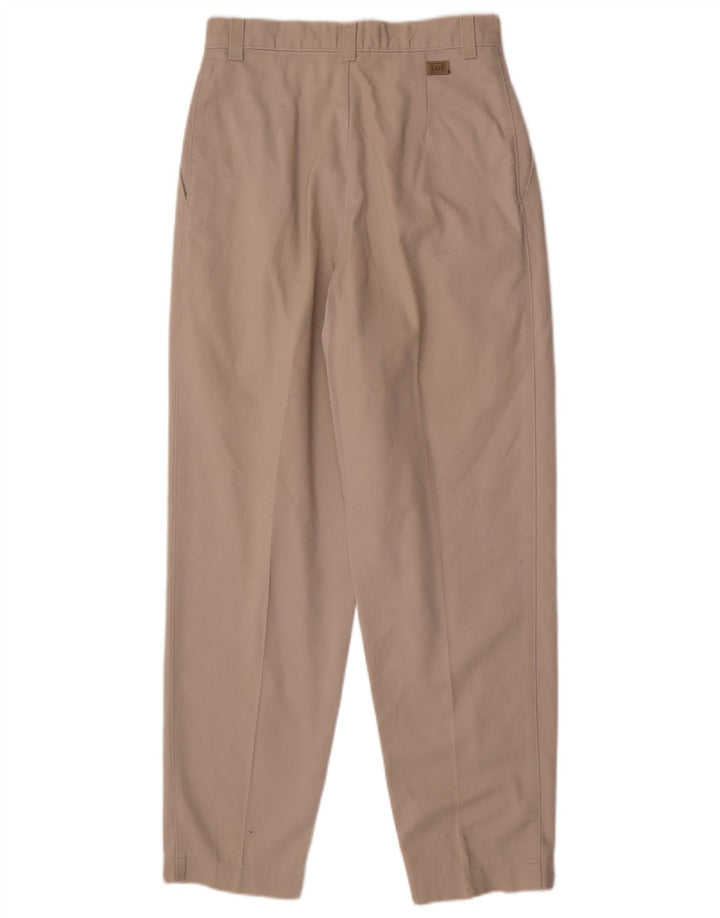 Lee Damen Tapered Chino-Hose US 8 Medium W28 L28 Beige Baumwolle