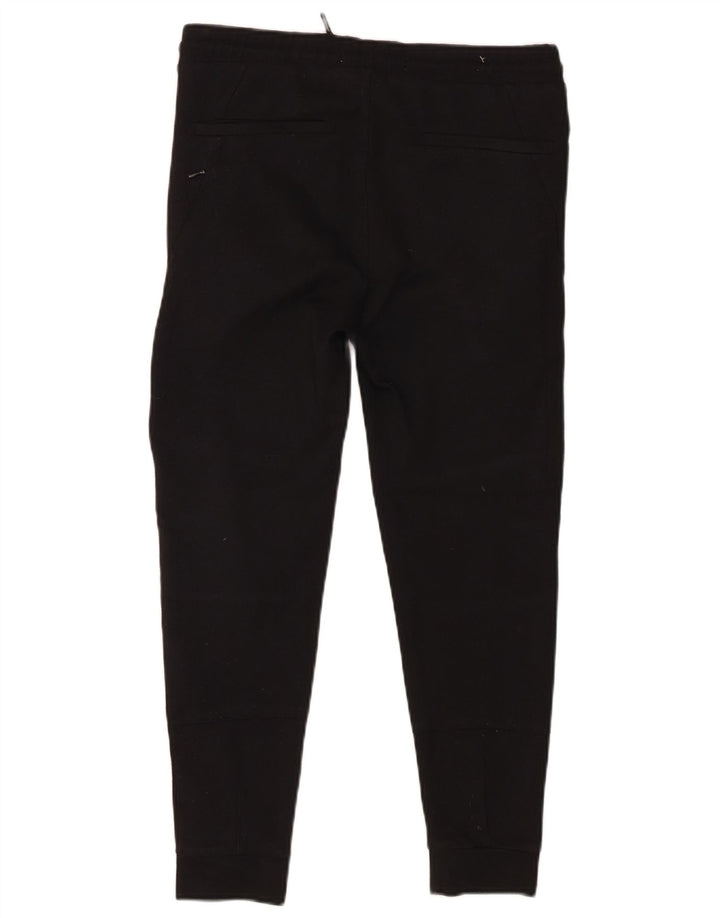 Zara Herren Crop Trainingsanzug Hose Joggers Small Schwarz Polyester