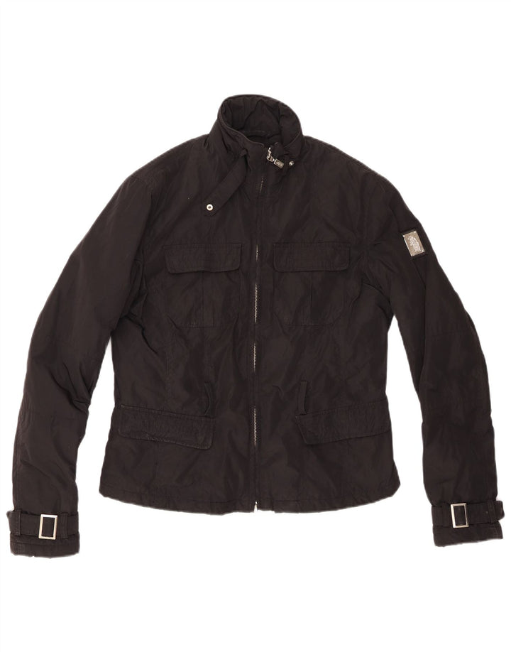 Refrigue Damen Windjacke UK 12 Medium Schwarz Polyester