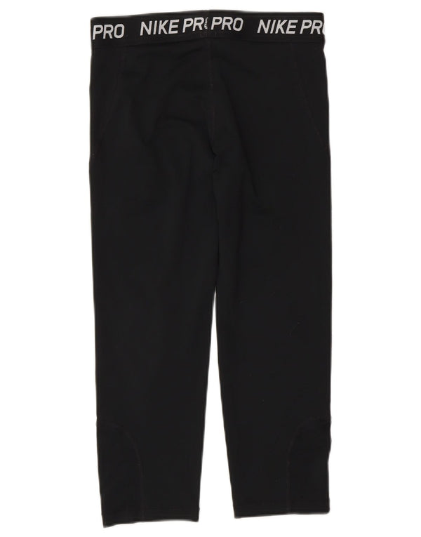 Nike Dri Fit Grafik-Leggings für Mädchen, 12–13 Jahre, Größe L, Schwarz