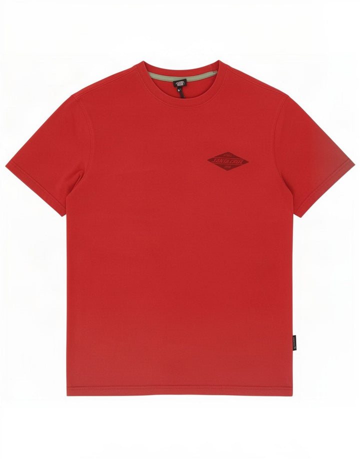 Santa Cruz Herren-T-Shirt mit Grafik, mittelrote Baumwolle