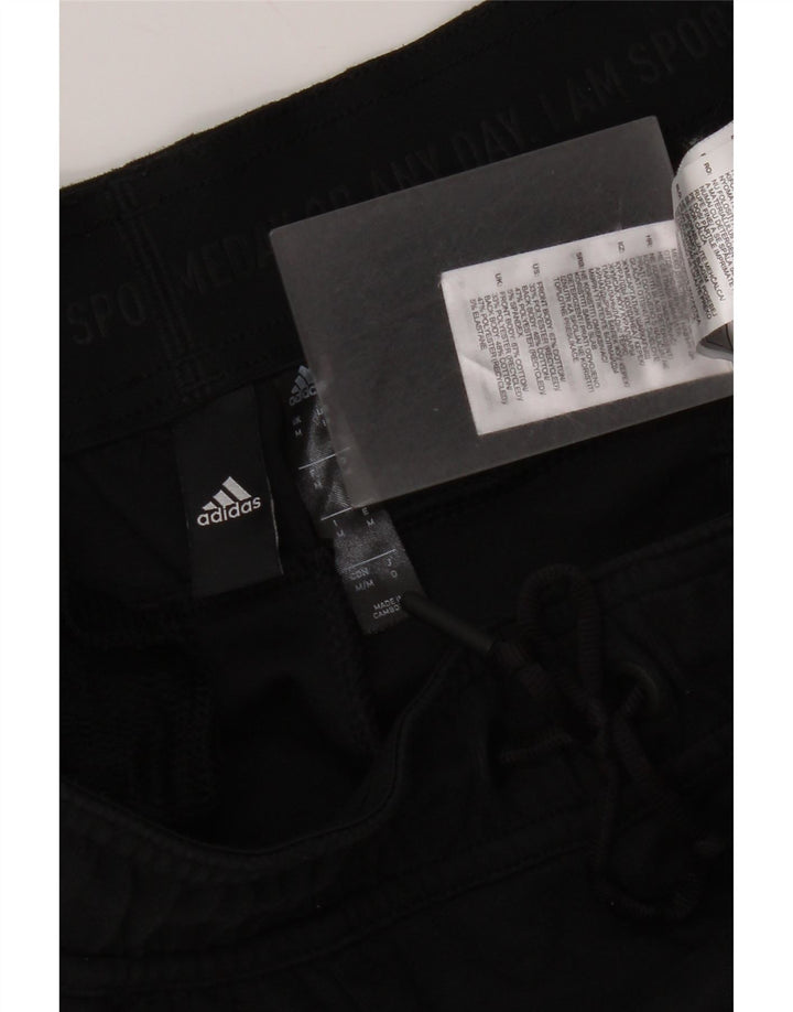 Adidas Herren-Trainingshose, Jogginghose, mittelschwarz, Baumwolle