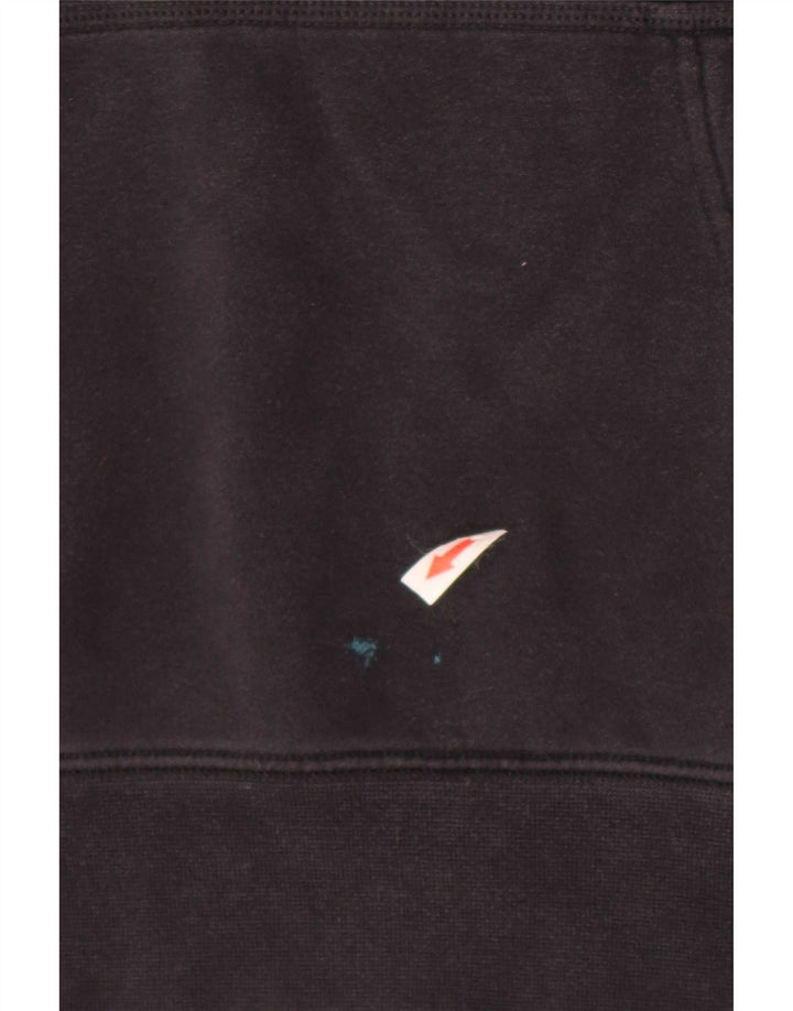 Nike Herren-Kapuzenpullover mit Grafik, groß, aus schwarzem Polyester