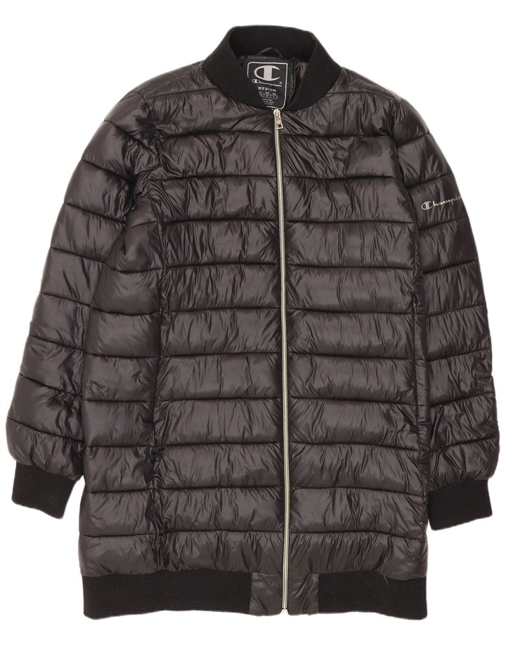 Champion Herren gepolsterter Mantel UK 38 Medium Schwarz Polyamid