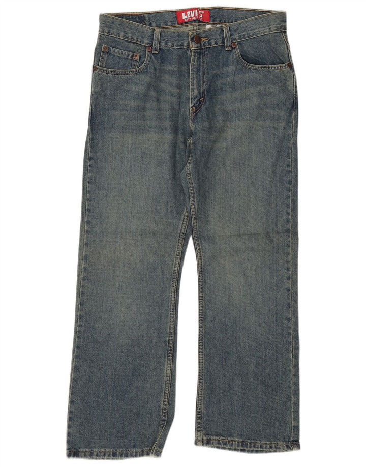 LEVI'S Husky Bootcut-Jeans für Jungen, 11–12 Jahre, W32, L27, blaue Baumwolle