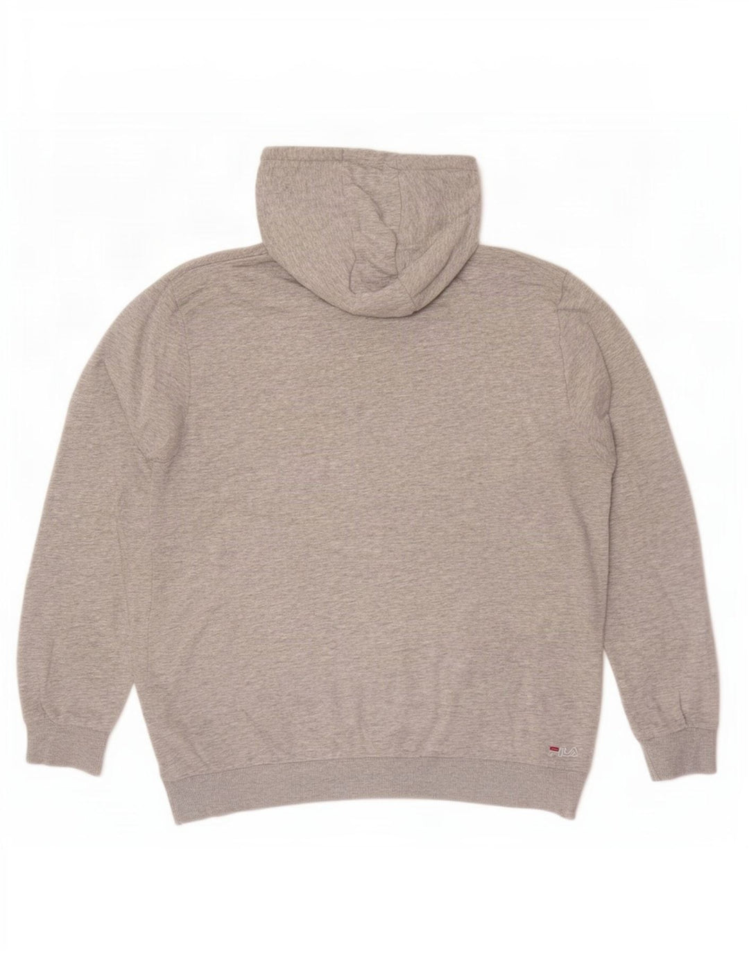 Fila Herren-Kapuzenpullover mit Grafik, groß, grau gefleckt