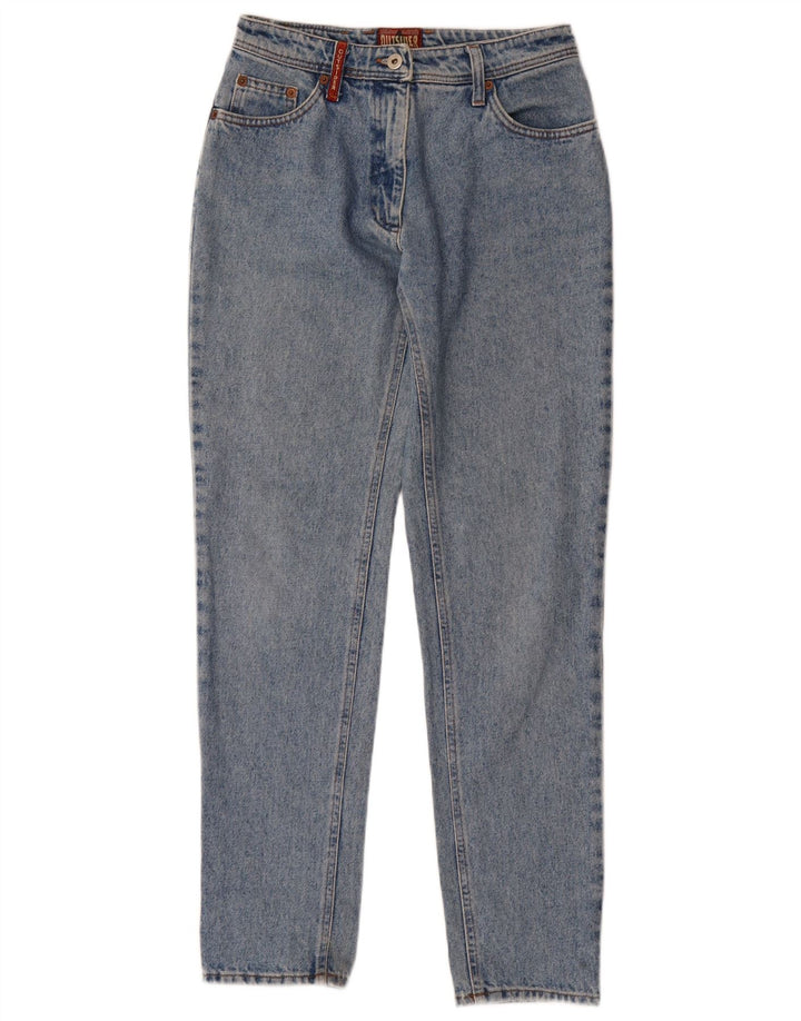 Outsider Damen Tapered Jeans W28 L32 Blaue Baumwolle