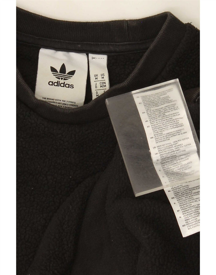 Adidas Herren Graphic Fleece Pullover Medium Schwarz Polyester