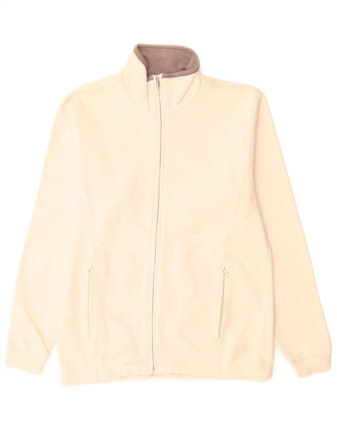Champion Herren-Trainingsanzug-Oberteil, Jacke, Größe S, weiße Baumwolle