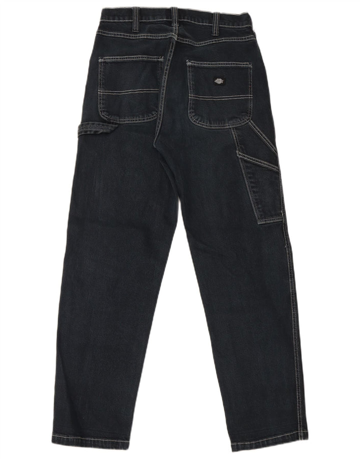 Dickies Herren Cargo Slim Jeans W26 L28 Schwarze Baumwolle