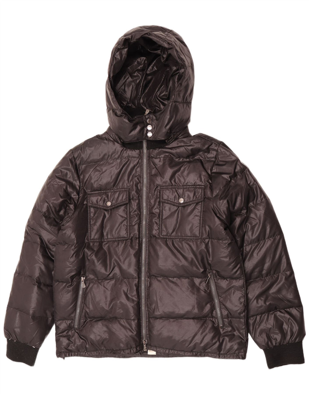 Lotto Herren-Jacke mit Kapuze, gepolstert, UK 44, 2XL, Schwarz, Polyester
