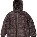 Lotto Herren-Jacke mit Kapuze, gepolstert, UK 44, 2XL, Schwarz, Polyester