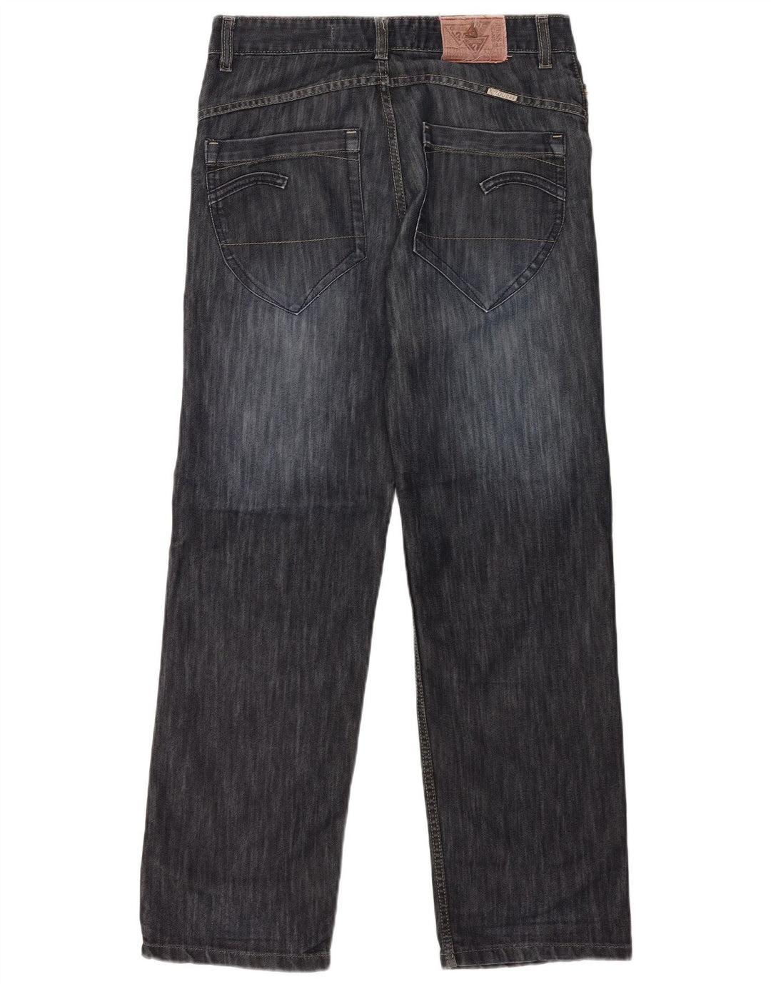 Guess Herren Straight Jeans W32 L32 Marineblaue Baumwolle