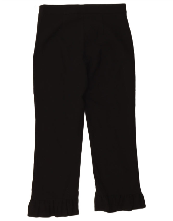 Gerade geschnittene Damenhose von Zara, mittelgroß, W28, L25, Schwarz