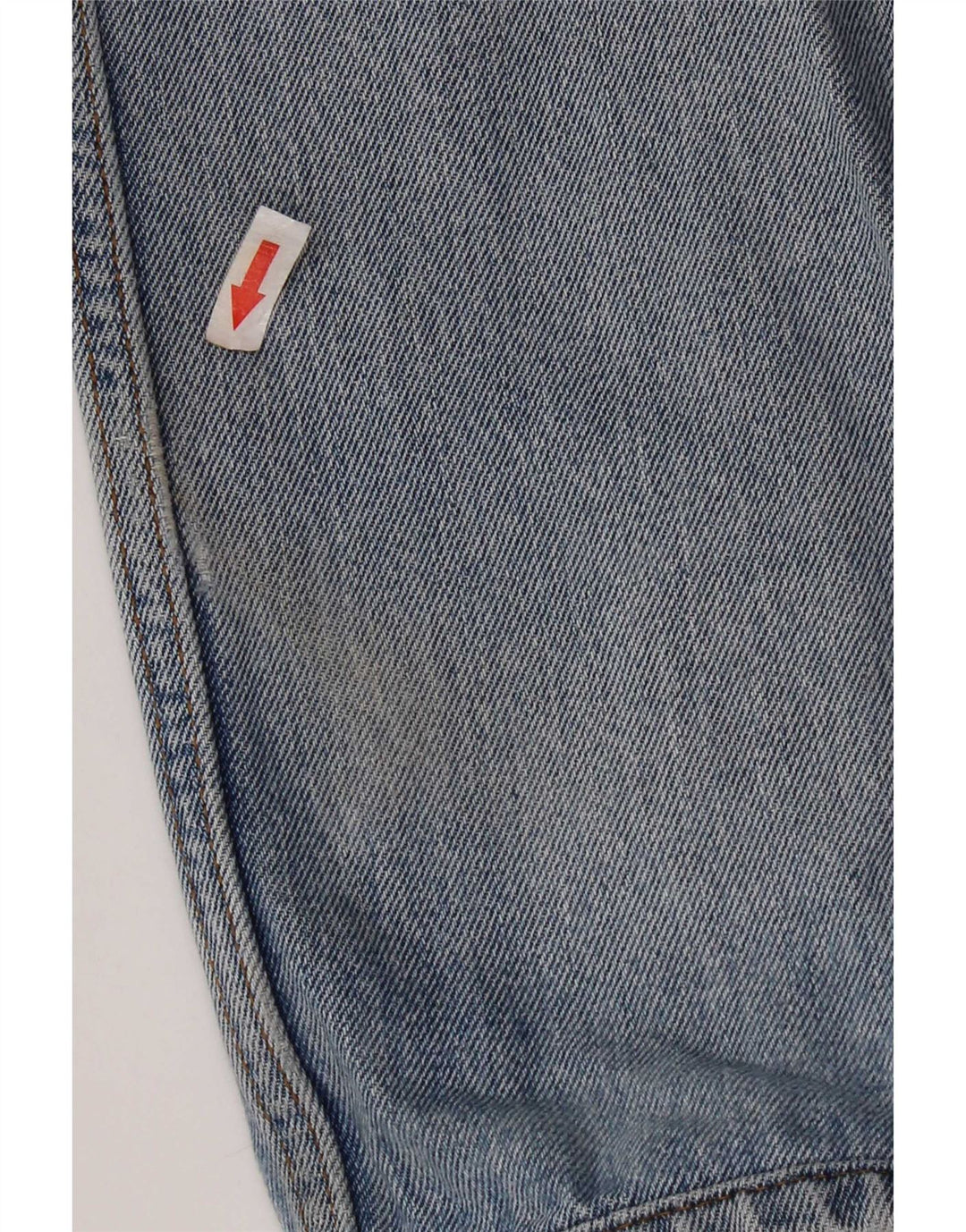 Levi's Herren 505 Distressed Straight Jeans W34 L28 Blaue Baumwolle