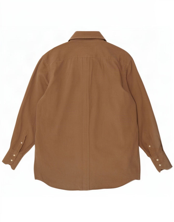 Etro Herrenhemd Größe 43 XL Beige Baumwolle