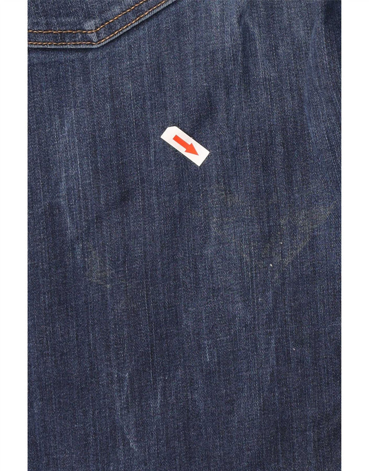 Lee Herren Slim Jeans W34 L32 Blaue Baumwolle