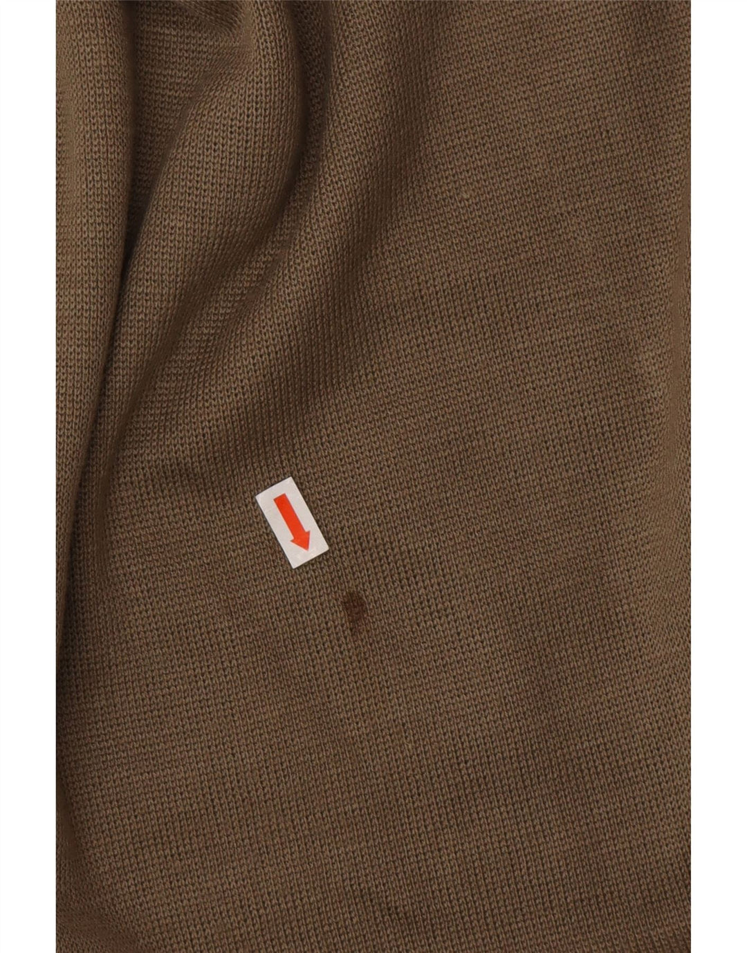 VINTAGE Herren-Strickjacke mit lockerer Passform, großes grün gestreiftes Polyamid