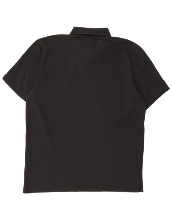 Champion Herren Poloshirt 2XL Schwarz Baumwolle
