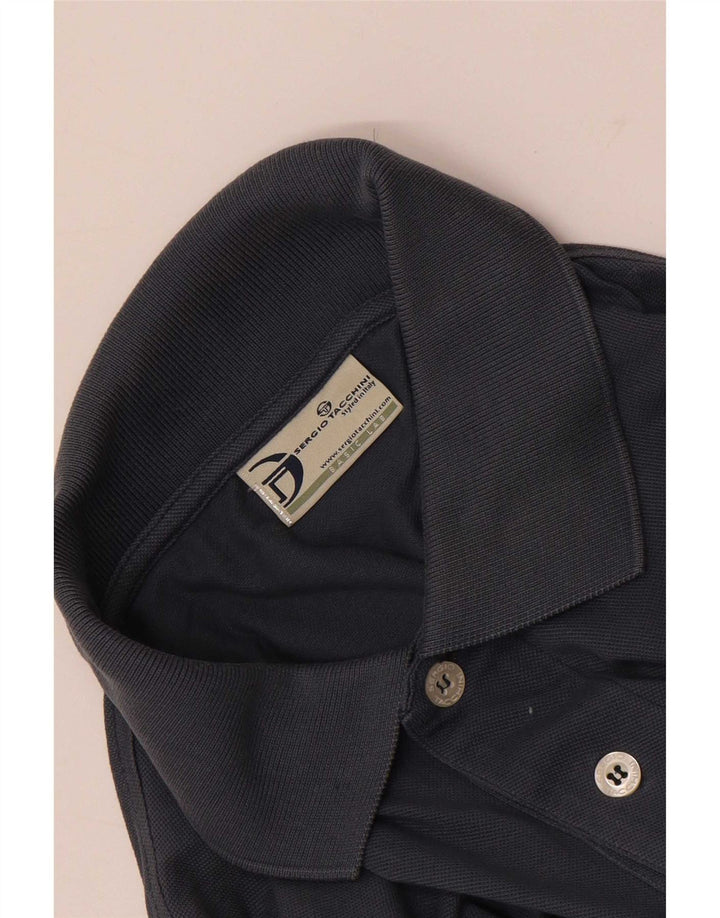 Sergio Tacchini Herren Poloshirt Large Marineblau