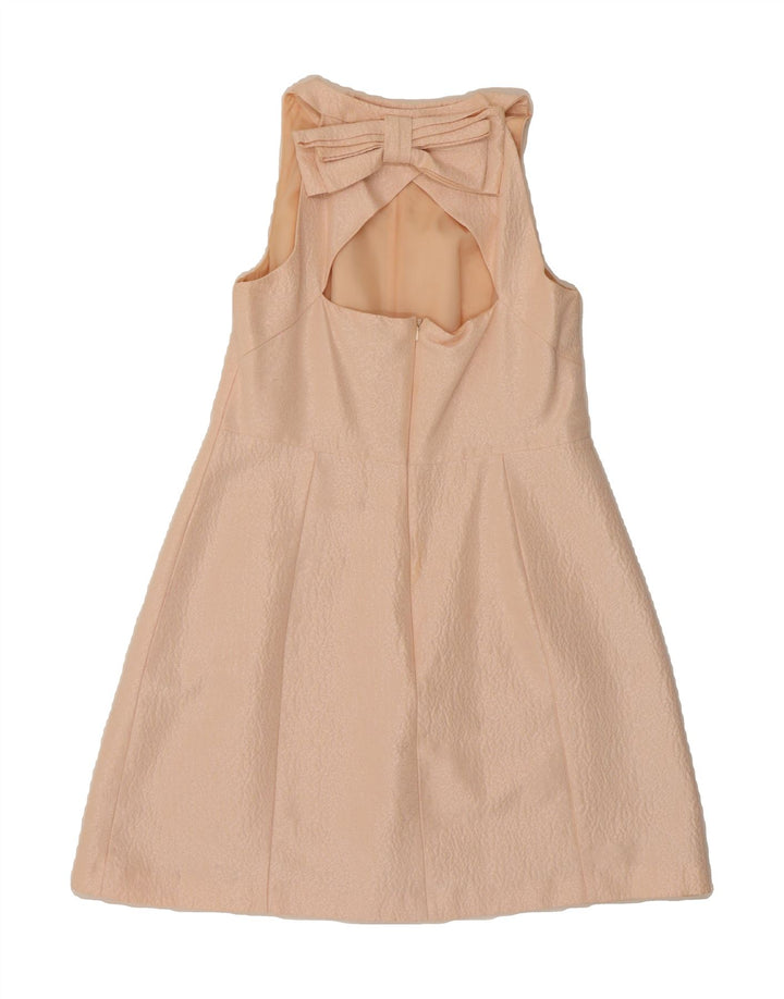 COAST Womens A-Line Dress UK 14 Medium Pink Cotton Vintage Coast and Second-Hand Coast from Messina Hembry 