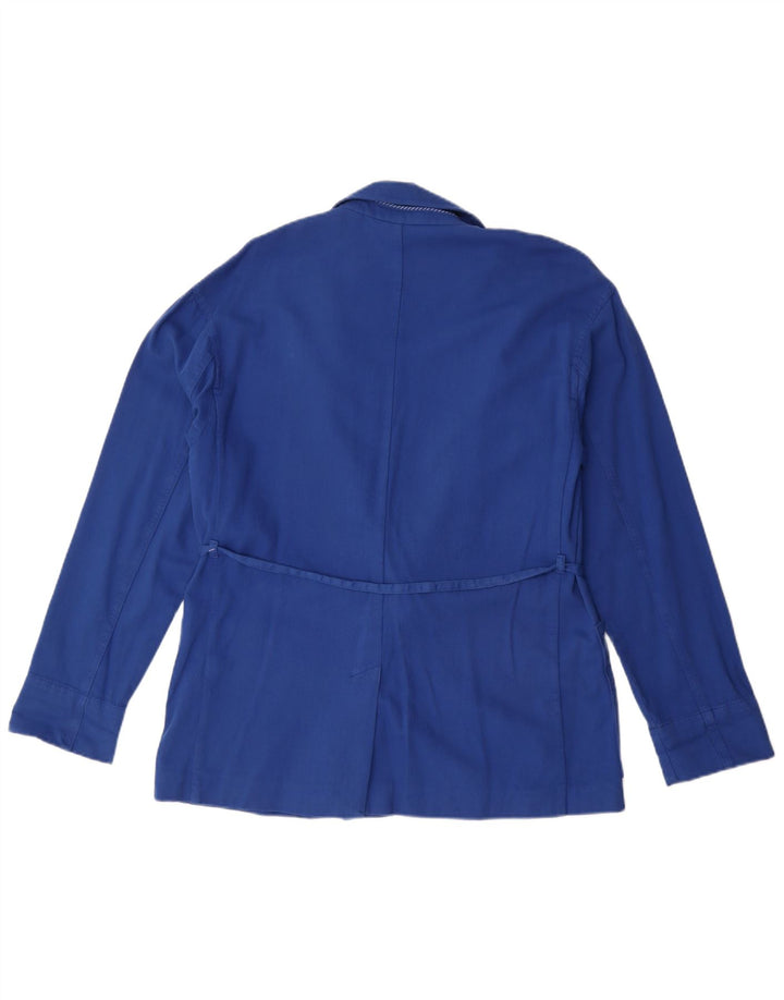Esprit Damen-Blazer mit 1 Knopf, übergroß, Gr. 8, Blau